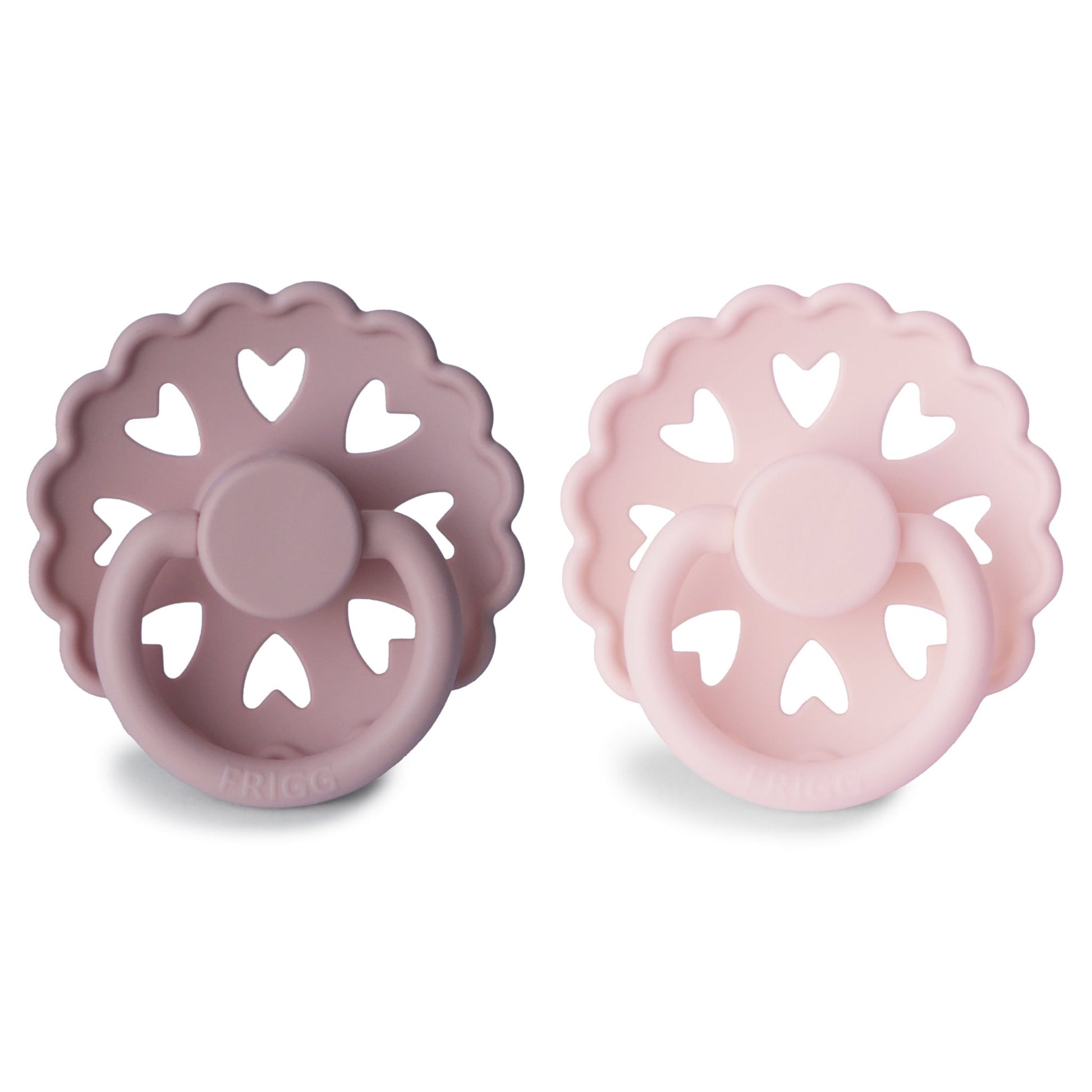 FRIGG Andersen Fairytale Silicone Pacifier 2 - Pack - Tenth & Pine - FRIGG PACIFIERS - 6 - 18 months - Twilight Mauve/White Lilac