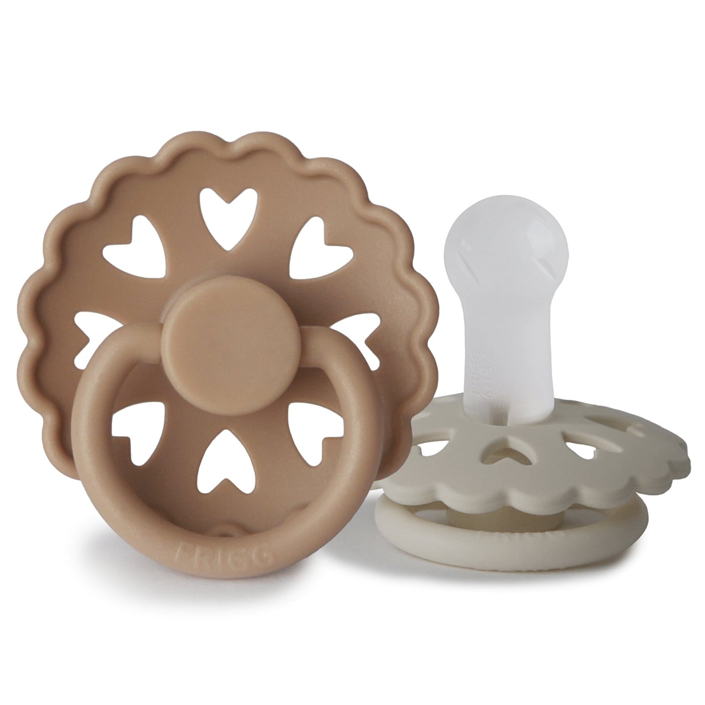 FRIGG Andersen Fairytale Silicone Pacifier 2 - Pack - Tenth & Pine - FRIGG PACIFIERS - 6 - 18 months - Silky Satin/Willow Gray