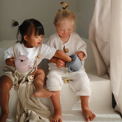 FRIGG Daisy Night Natural Rubber Pacifier 2 - Pack - Tenth &amp; Pine - FRIGG PACIFIERS - 6 - 18 months - Croissant/Cream