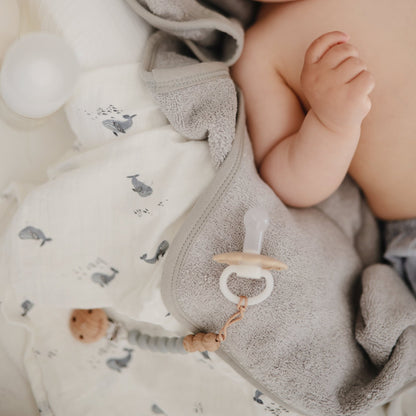 FRIGG Daisy Night Silicone Pacifier 2 - Pack - Tenth &amp; Pine - FRIGG PACIFIERS - 6 - 18 months - Portobello/Croissant