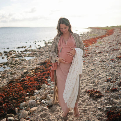 FRIGG Daisy Night Silicone Pacifier 2 - Pack - Tenth &amp; Pine - FRIGG PACIFIERS - 6 - 18 months - Portobello/Croissant