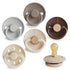 FRIGG Natural Rubber 6 - Pack - Tenth & Pine - FRIGG PACIFIERS - 0 - 6 Months - Earthy Wonder
