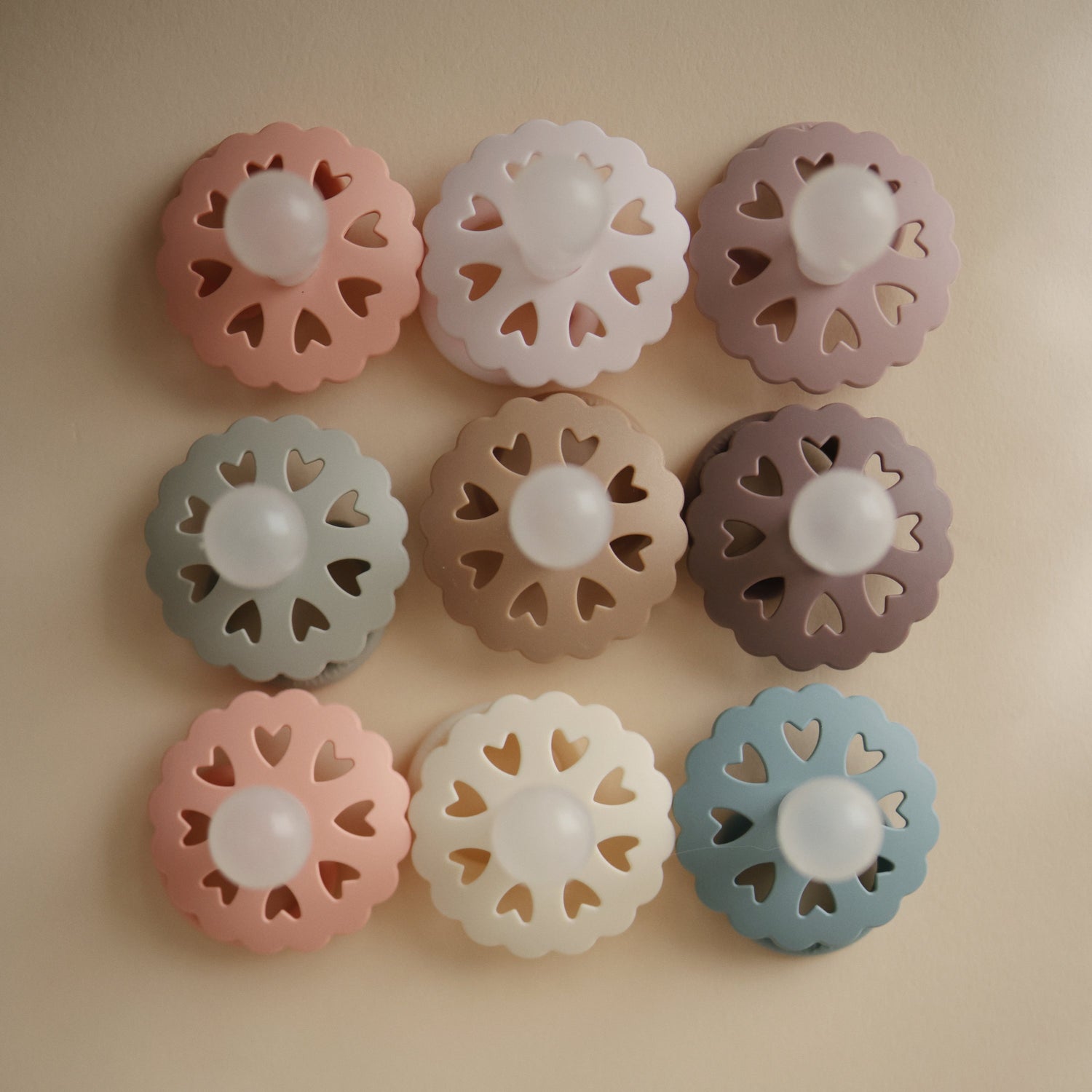 FRIGG Andersen Fairytale Silicone Pacifier 2 - Pack - Tenth &amp; Pine - FRIGG PACIFIERS - 6 - 18 months - Stone Blue/Willow Gray