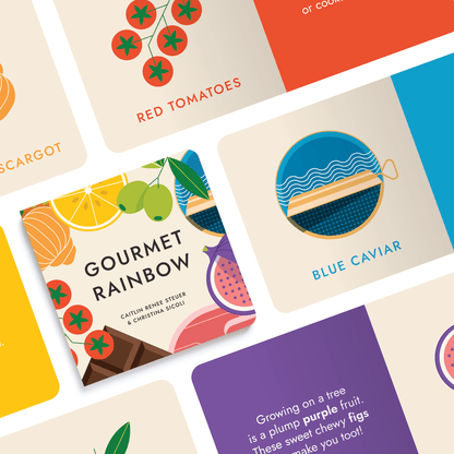 Gourmet Rainbow Board Book - Tenth &amp; Pine - Board Book - 