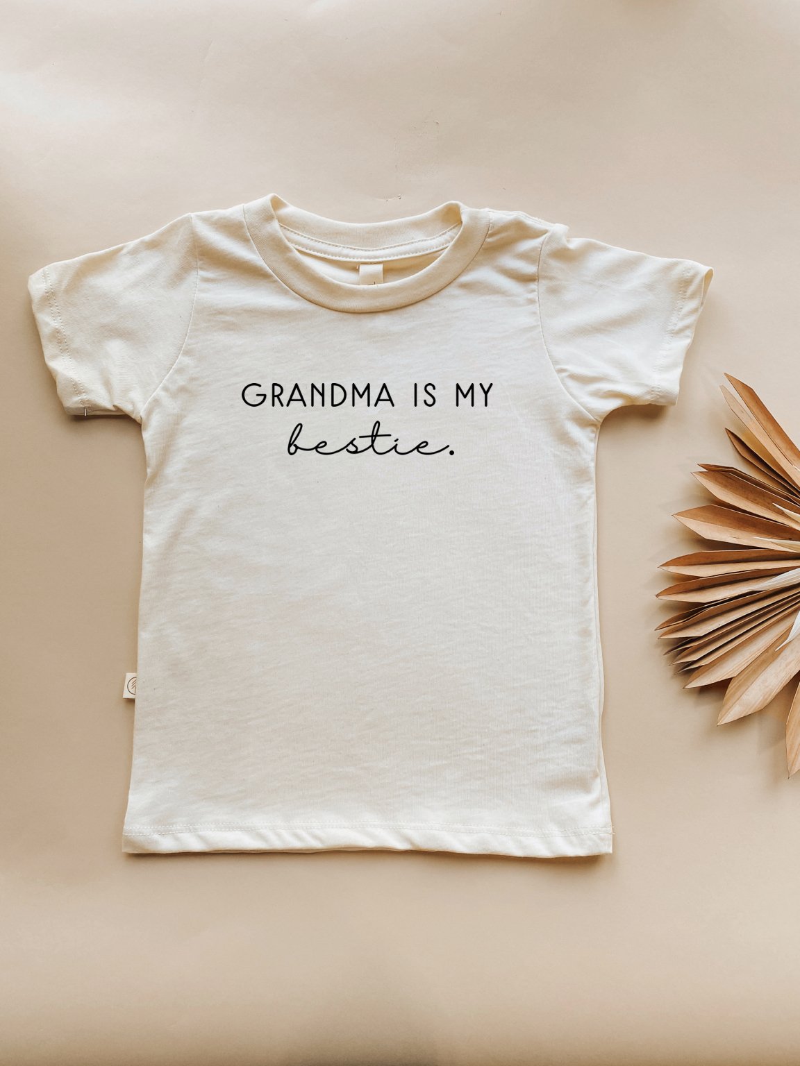 Grandma is My Bestie - Organic Cotton Kids Graphic Tee - Tenth &amp; Pine - Short Sleeve Tee - 2/3T