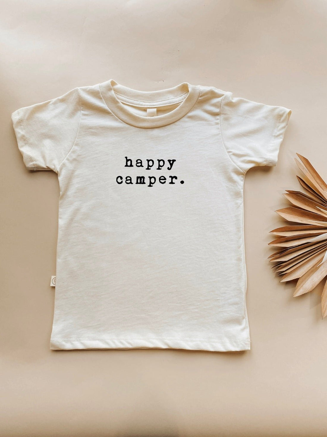 Happy Camper Organic Cotton Short Sleeve Toddler T-Shirt - Tenth &amp; Pine - Short Sleeve Tee - 2T - Tenth &amp; Pine