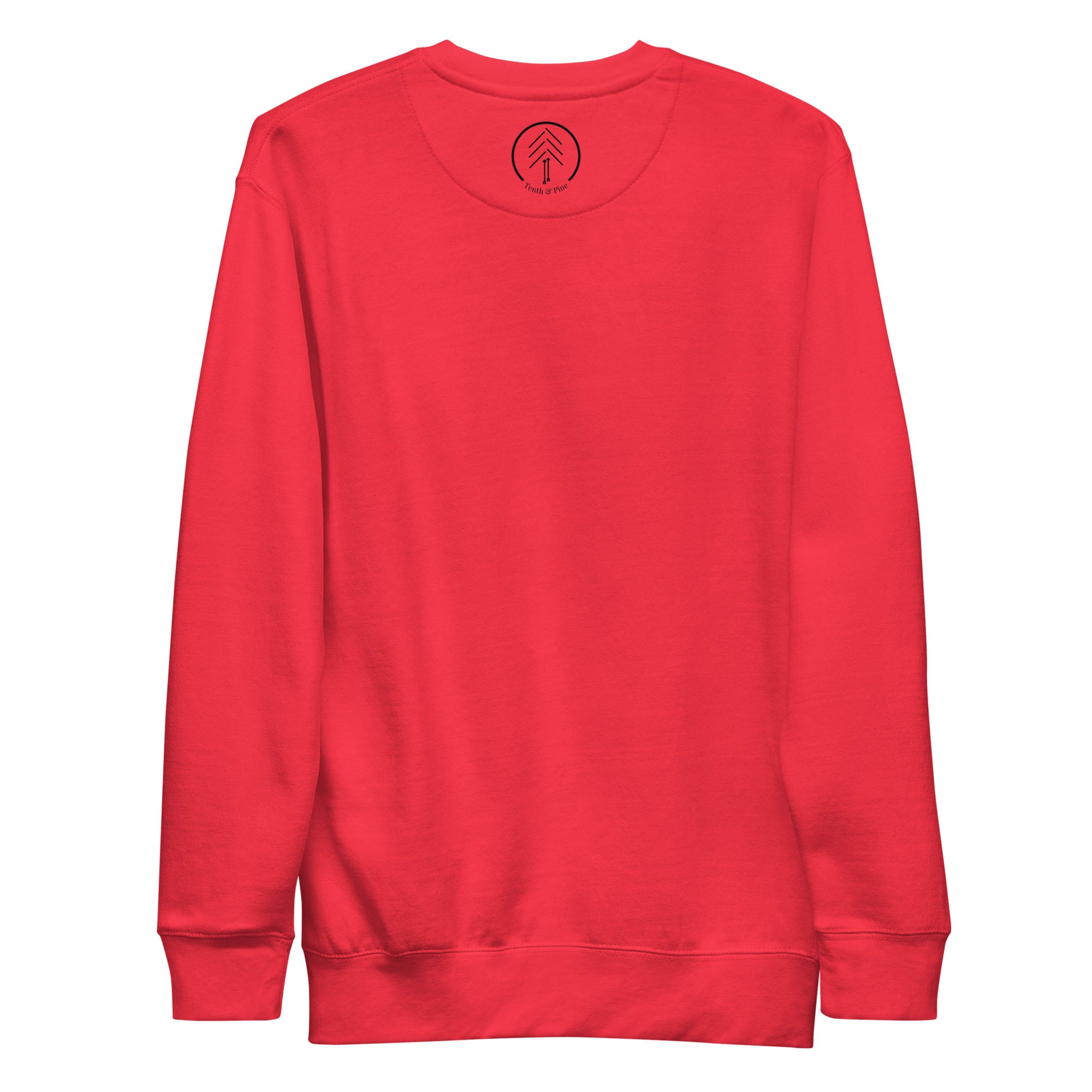In my mama era Embroidered | Premium Adult Sweatshirt - Tenth &amp; Pine - S - Team Red
