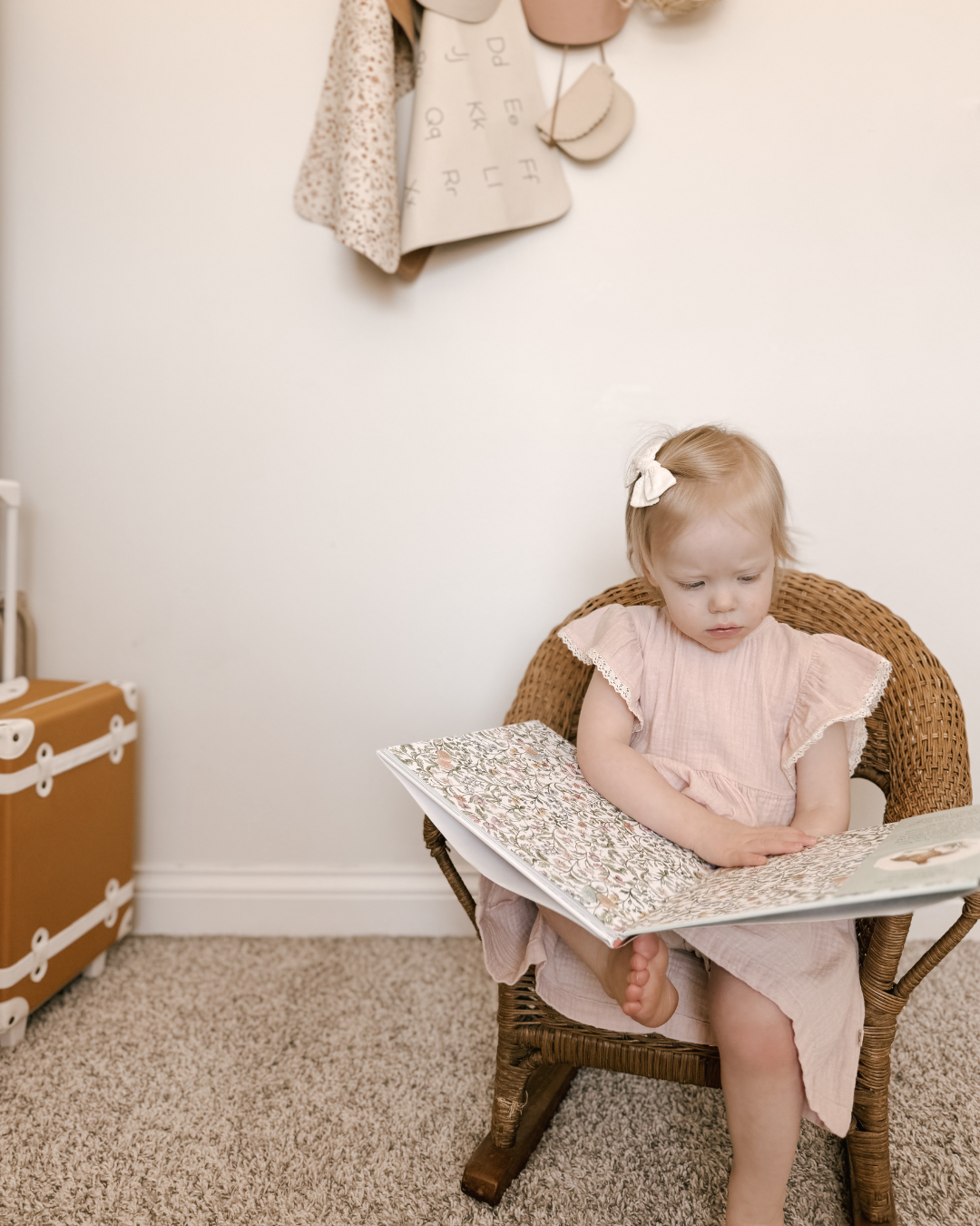 Organic Cotton Muslin Flutter Sleeve Dress