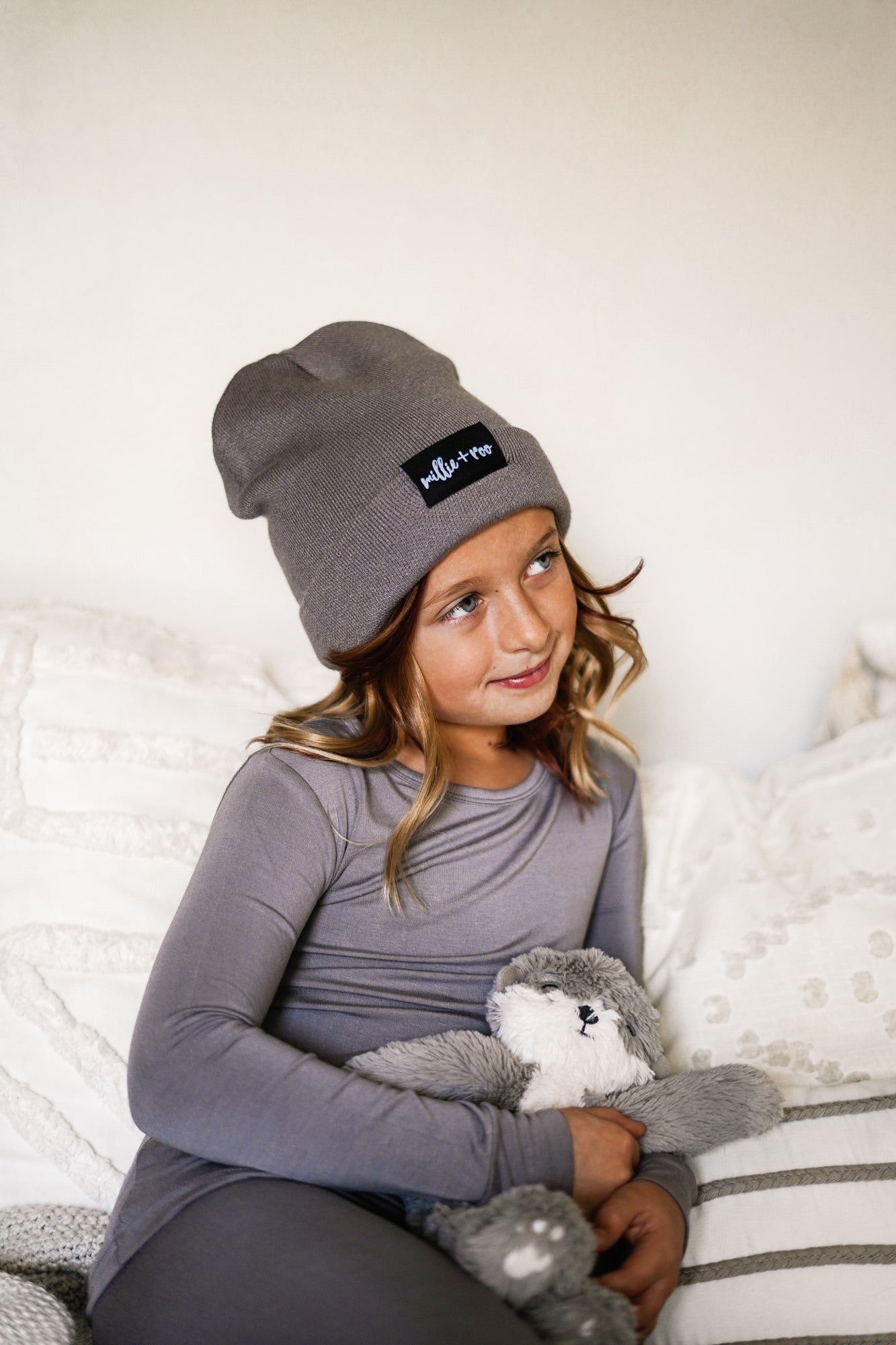 LONG SLEEVE 2 PIECE SETS - Stone - Tenth & Pine - Bamboo 2 Piece PJ - 12/18m