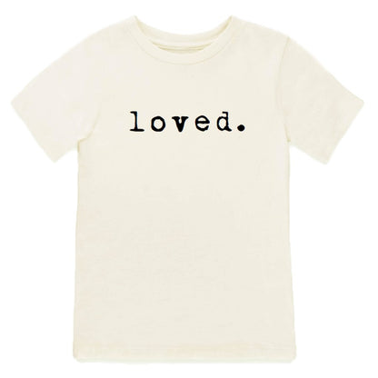 Loved - Organic Cotton Tee - Tenth &amp; Pine - Short Sleeve Tee - 2/3T