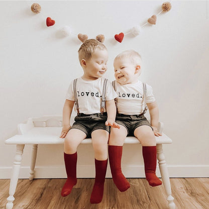 Loved - Organic Cotton Tee - Tenth &amp; Pine - Short Sleeve Tee - 2/3T