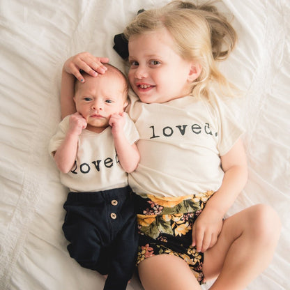 Loved - Organic Cotton Tee - Tenth &amp; Pine - Short Sleeve Tee - 2/3T