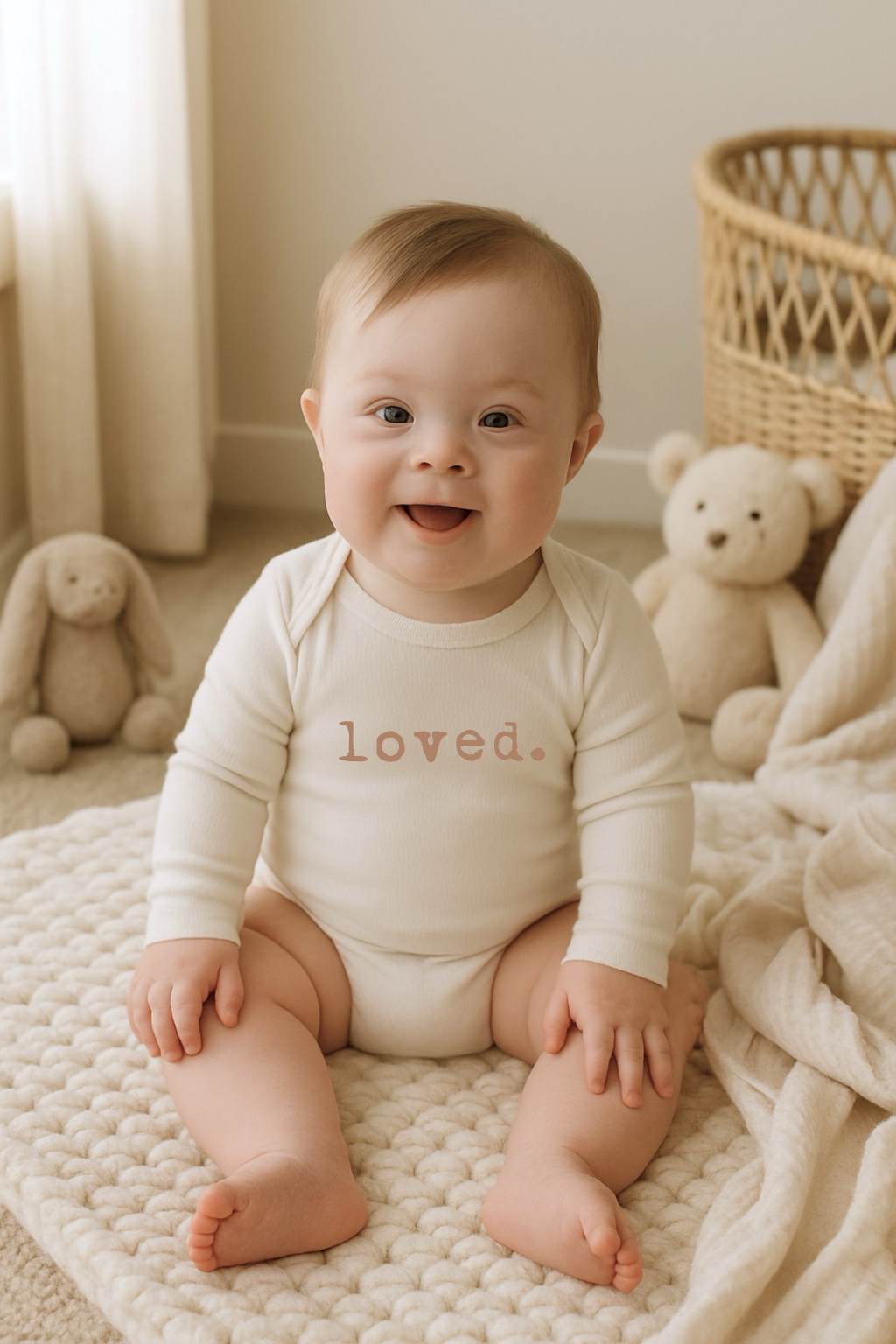 Baby wearing a &