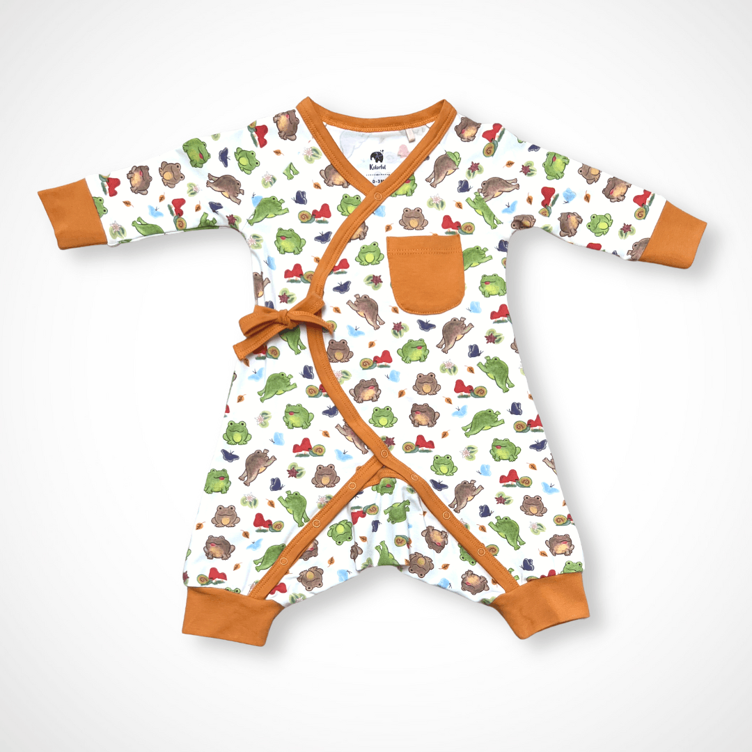 Meadow Kimono | Organic Pima Cotton - Tenth &amp; Pine - Winter Outfits - 0 - 3M - Kolorful