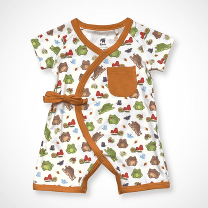 Meadow Kimono Shorty | Organic Pima Cotton - Tenth &amp; Pine - Summer Outfits - 0 - 3M - Kolorful