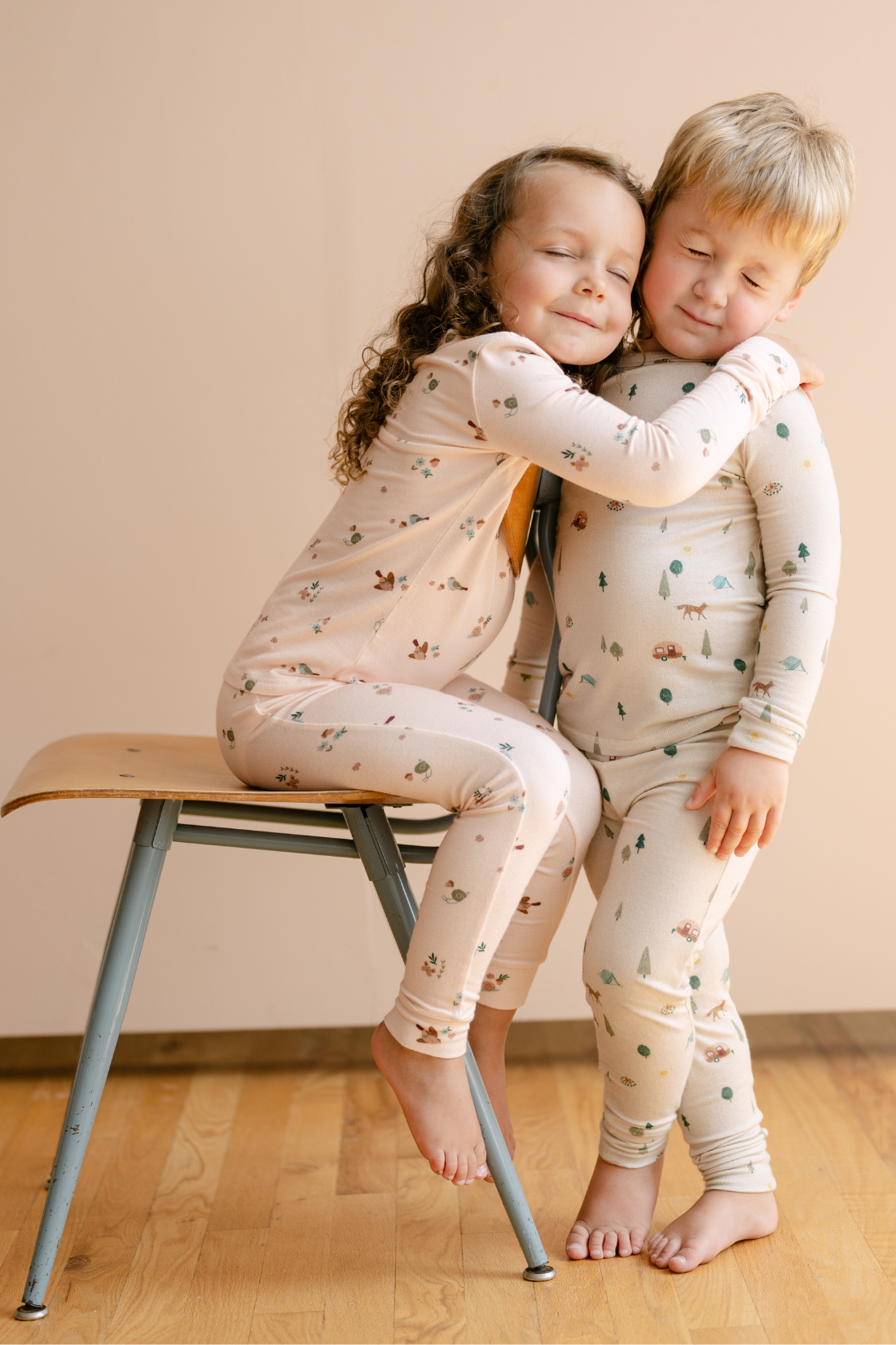 Toddler Modal Pajama Set in Birds