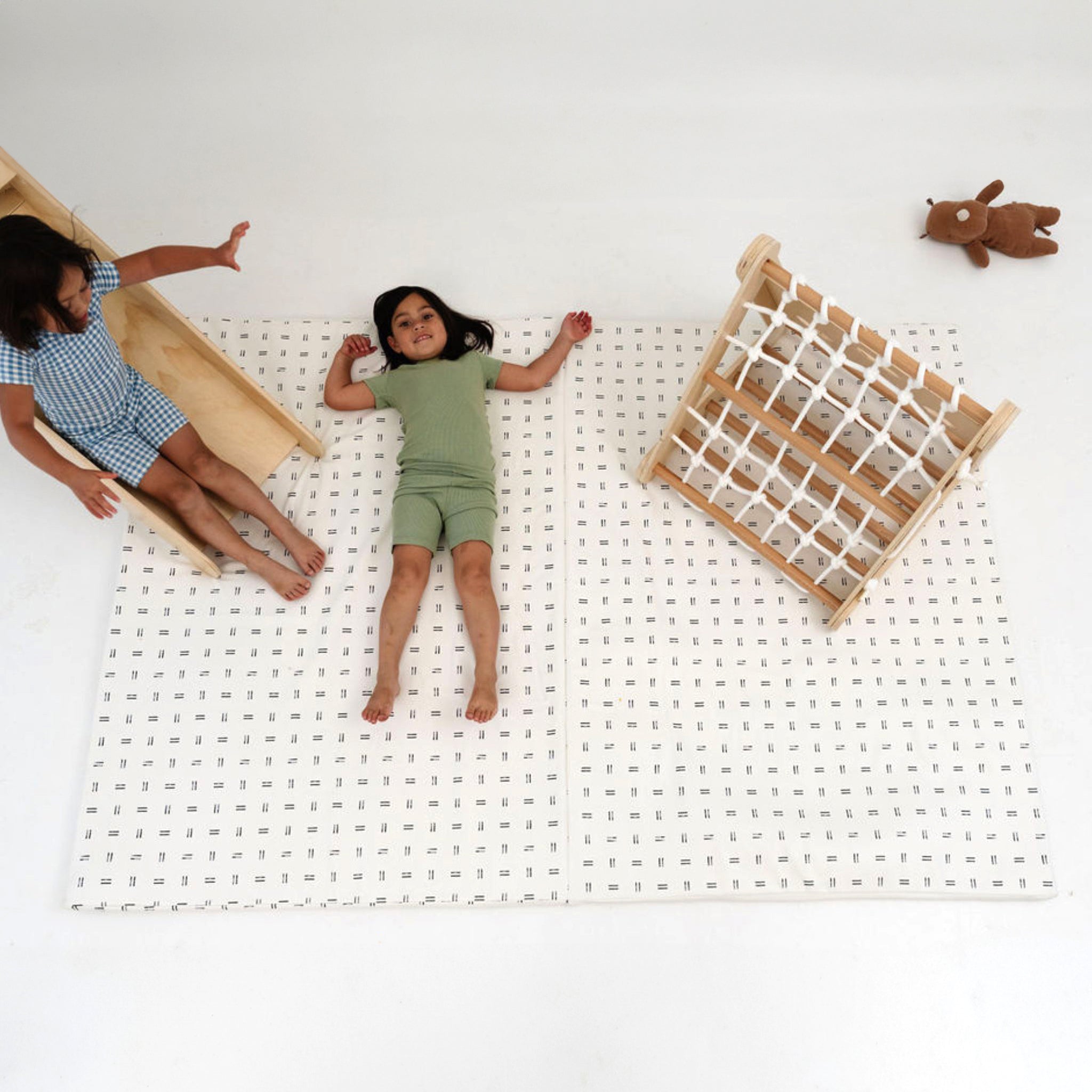 Mudcloth Vegan Leather Mat - Tenth &amp; Pine - Vegan Leather Padded Mat - Epic