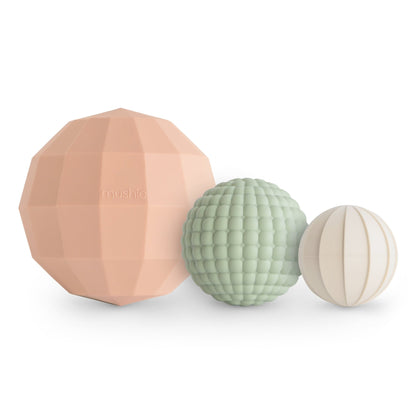 Nesting Spheres Sensory Toy - Tenth &amp; Pine - toys - Blush
