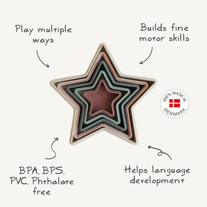 Nesting Stars Toy - Tenth &amp; Pine - toys - Original