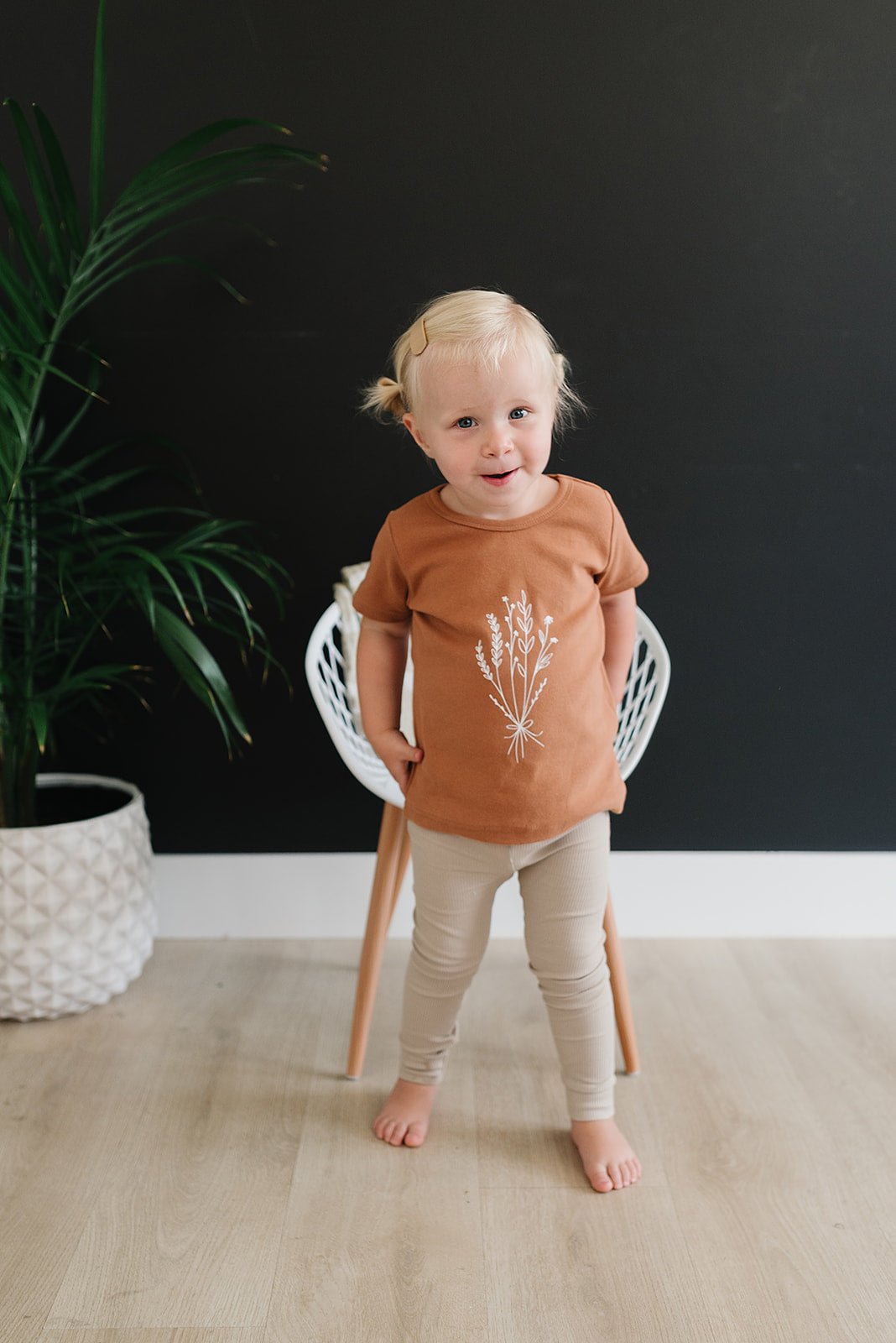Oatmeal Organic Leggings - Tenth &amp; Pine - Leggings - 0 - 3 - Mebie Baby