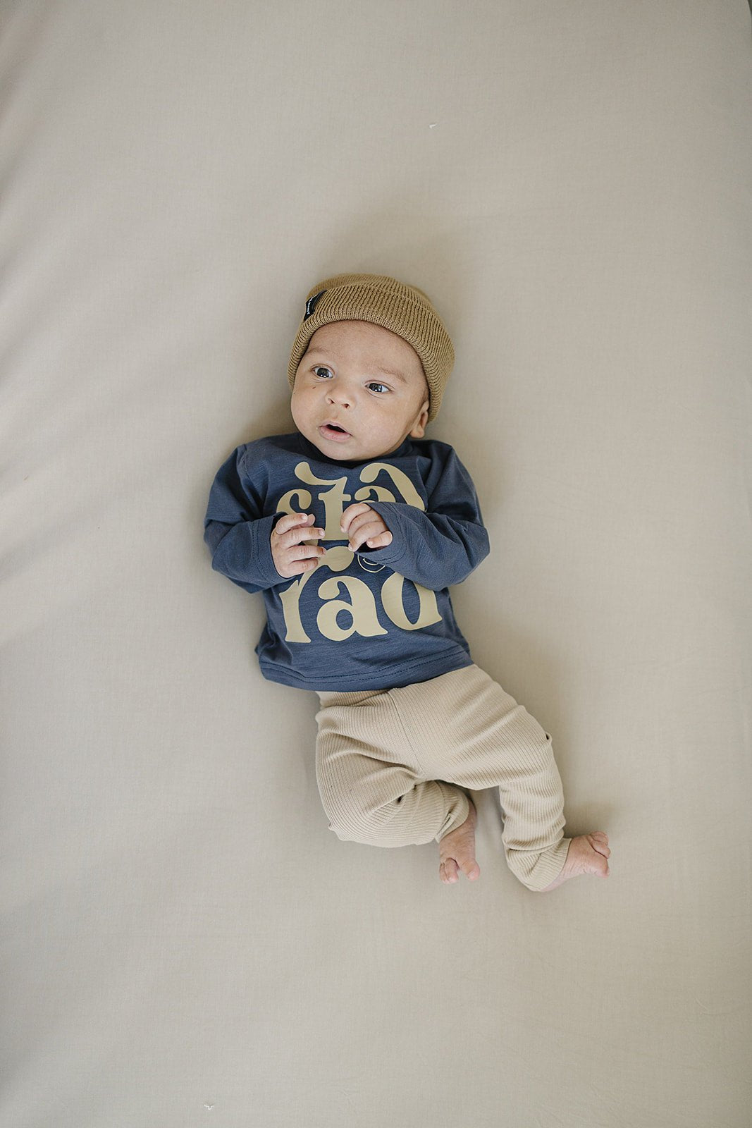 Oatmeal Organic Leggings - Tenth &amp; Pine - Leggings - 0 - 3 - Mebie Baby