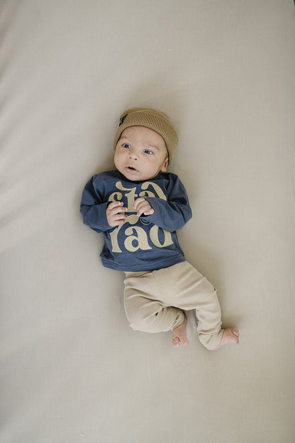 Oatmeal Organic Leggings - Tenth &amp; Pine - Leggings - 0 - 3 - Mebie Baby