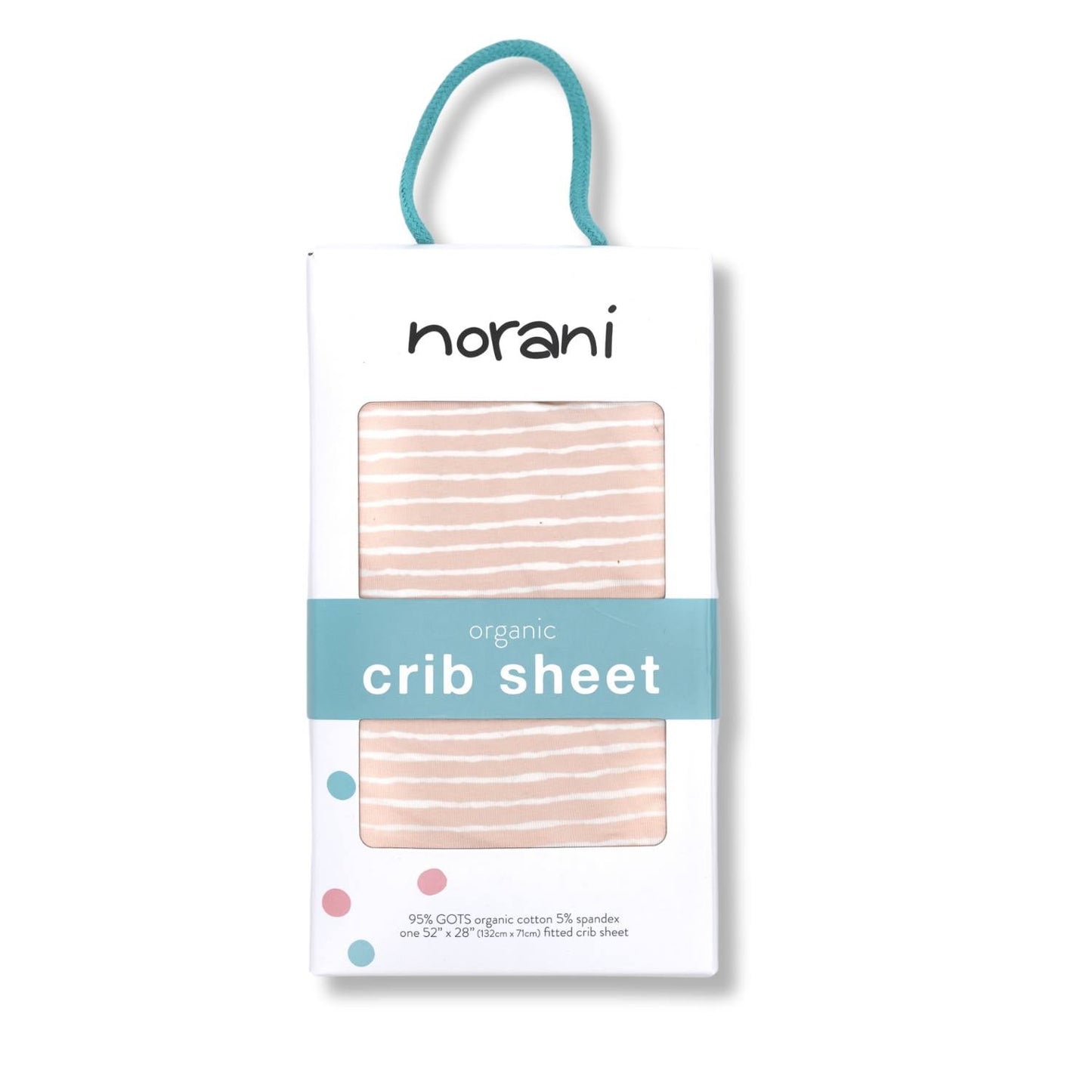 Organic Crib Sheet - Pink Stripes - Tenth & Pine - Crib Sheets - 