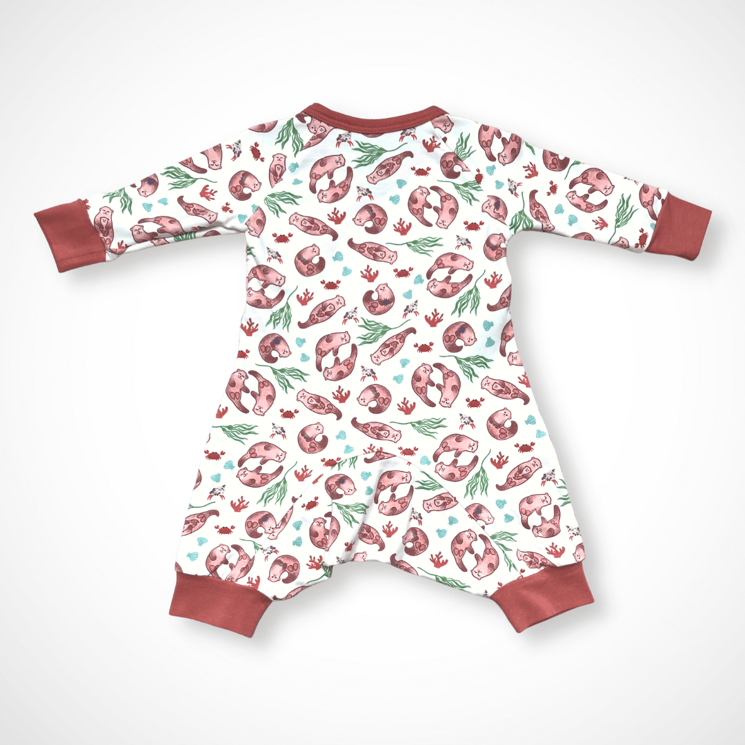 Otter Kimono | Organic Pima Cotton - Tenth &amp; Pine - Winter Outfits - 0 - 3M - Kolorful