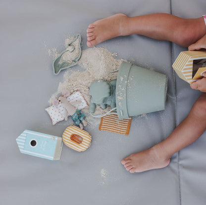 Pebble Vegan Leather Mat - Tenth &amp; Pine - Vegan Leather Padded Mat - Mega