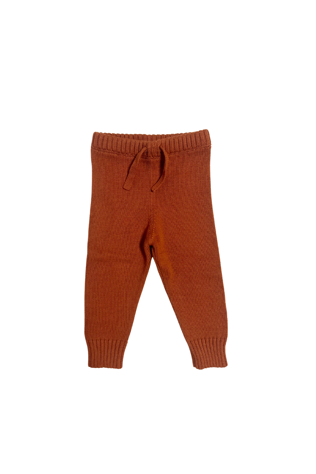 Pima Cotton Knit Jogger in Mocha