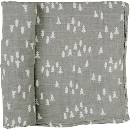 Pines Muslin Swaddle Blanket - Tenth &amp; Pine - 