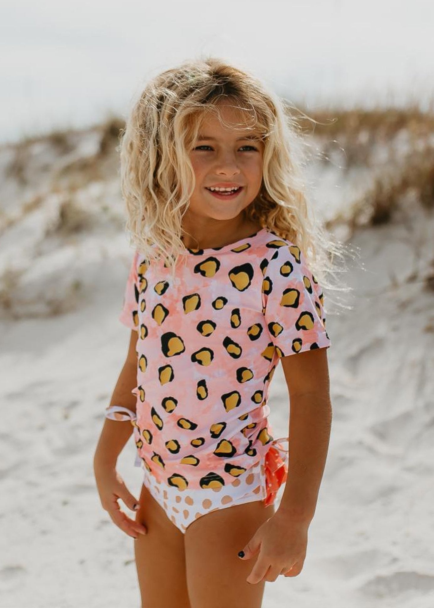 Pink Lep Rash Guard Swimsuit - Tenth &amp; Pine - Swimsuit - 18 Months - Oopsie Daisy