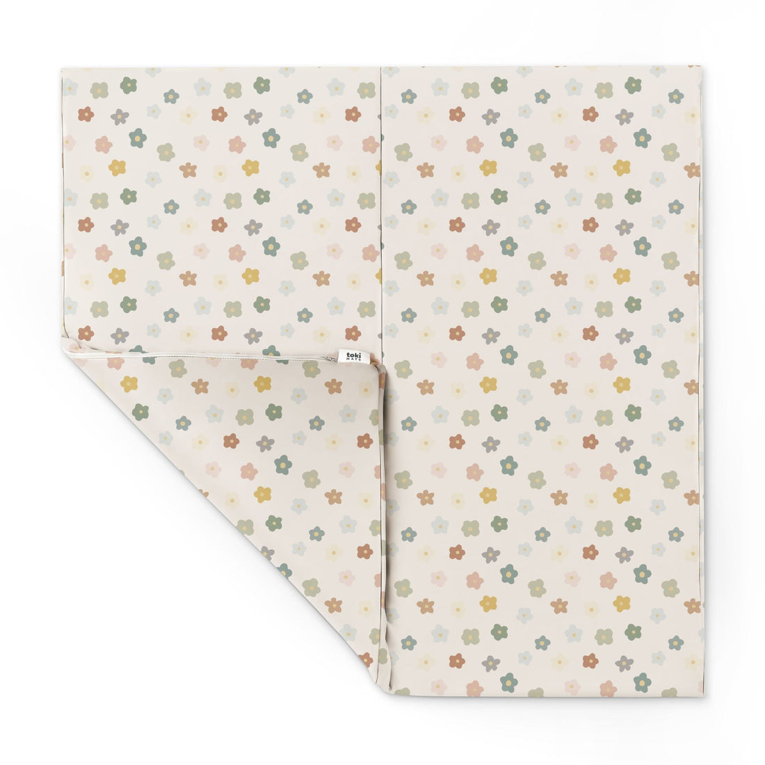 Playful Posies Vegan Leather Mat - Tenth &amp; Pine - Vegan Leather Padded Mat - Standard