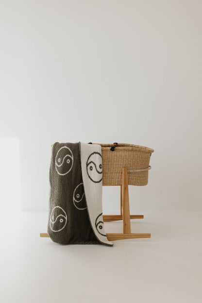 Plush Blanket | Sage Yin Yang - Tenth &amp; Pine - Plush Blanket - Baby (45x45)