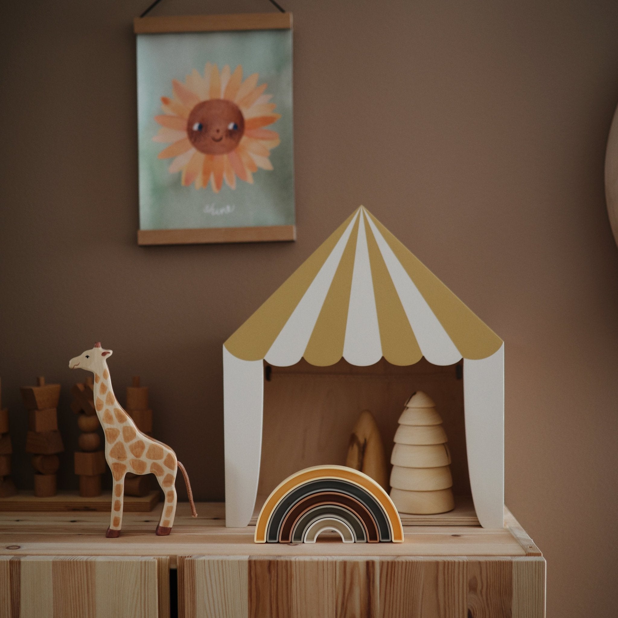 Rainbow Stacker Toy - Tenth &amp; Pine - toys - Sol