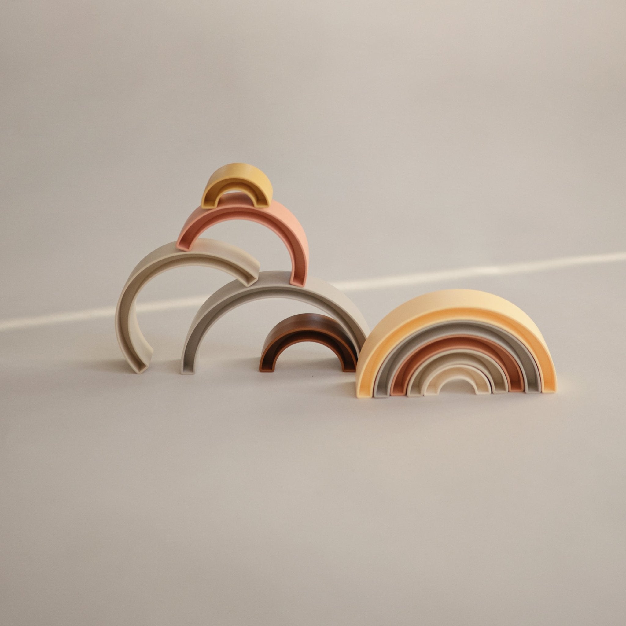 Rainbow Stacker Toy - Tenth &amp; Pine - toys - Sol