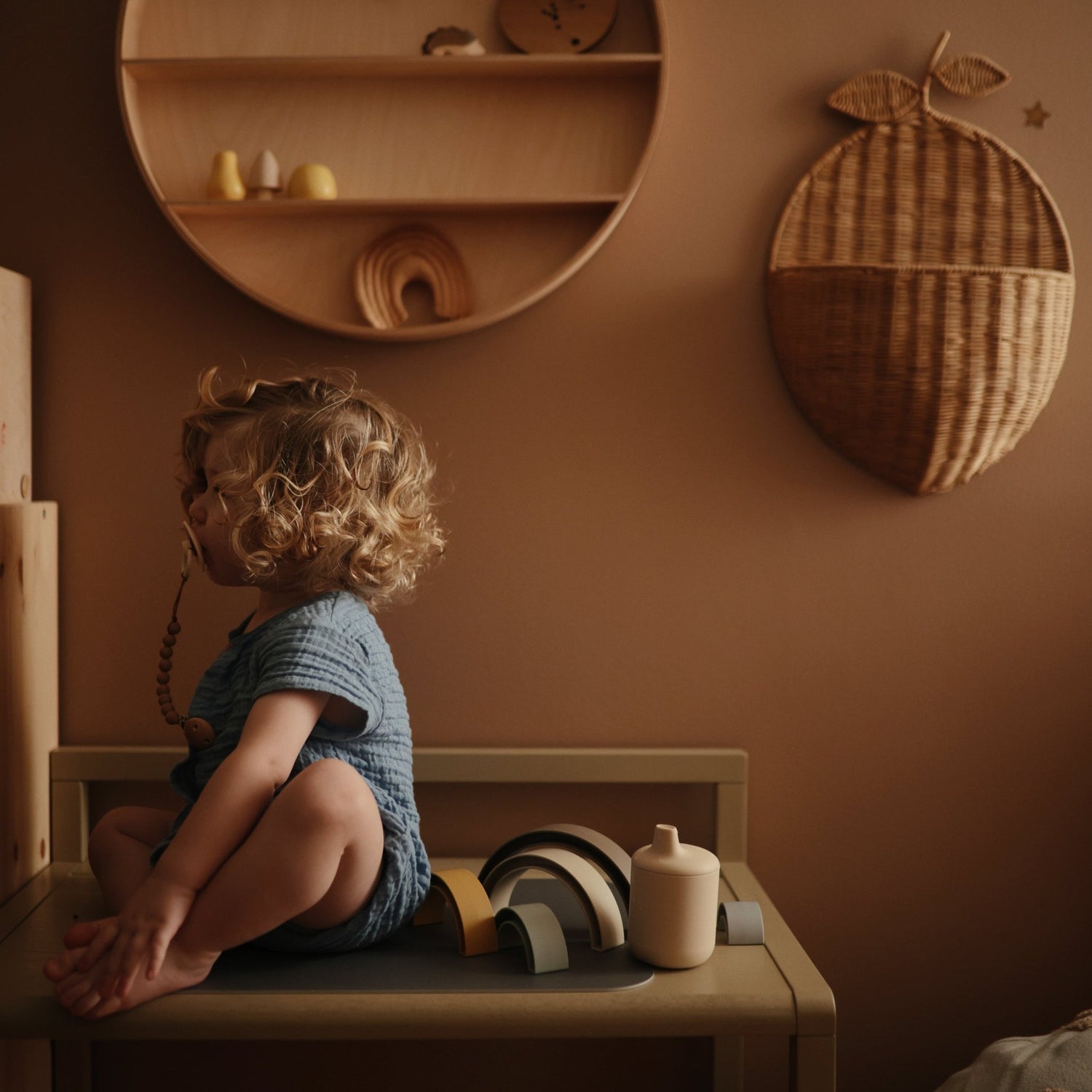 Rainbow Stacker Toy - Tenth &amp; Pine - toys - Sol