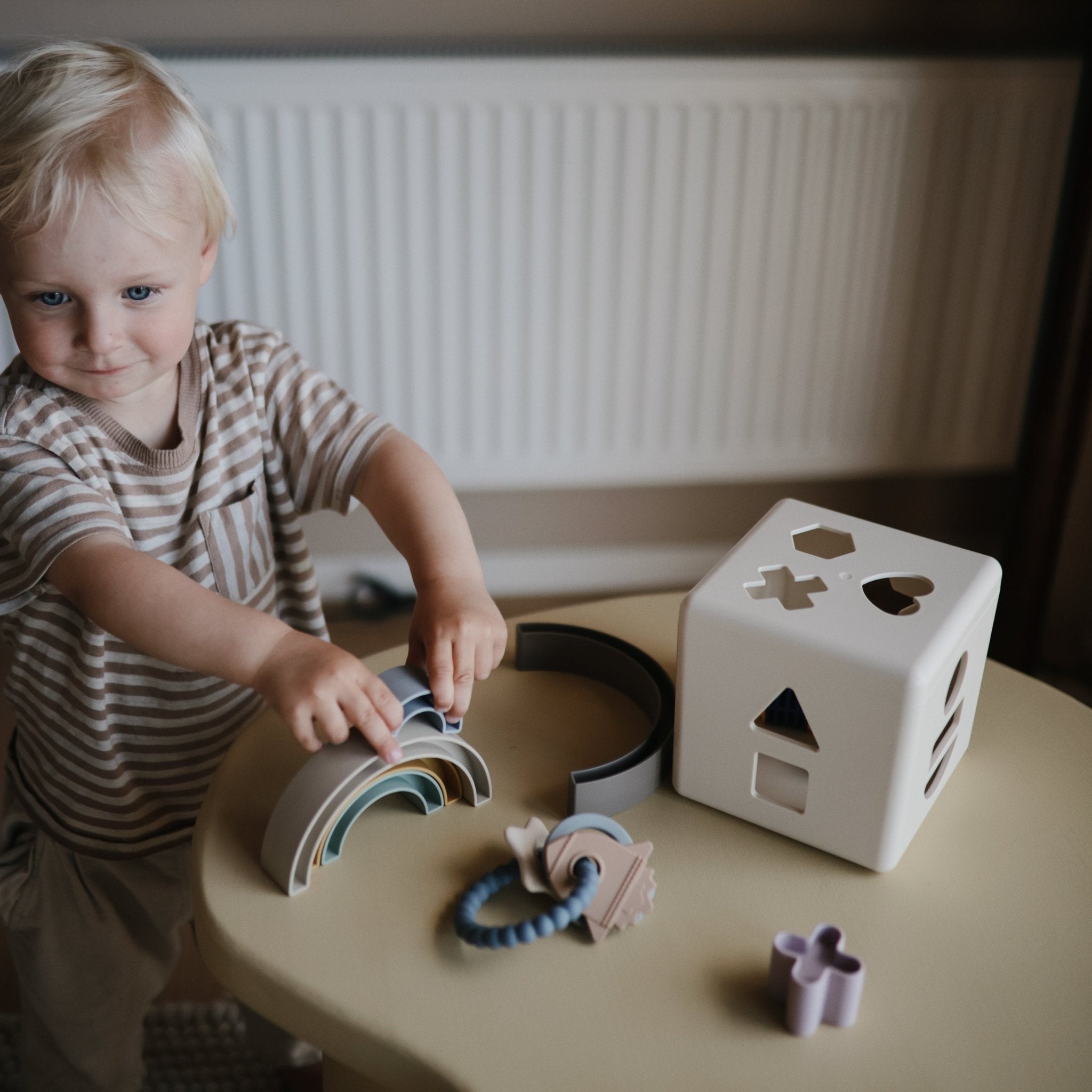 Rainbow Stacker Toy - Tenth &amp; Pine - toys - Sol