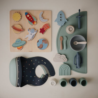 Rainbow Teether - Tenth &amp; Pine - teether - Mauve