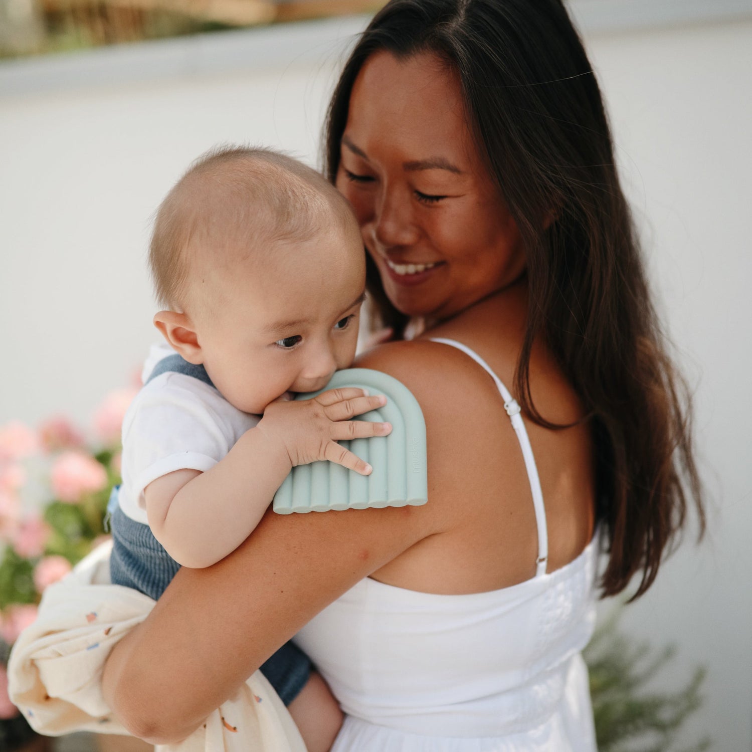 Rainbow Teether - Tenth &amp; Pine - teether - Mauve