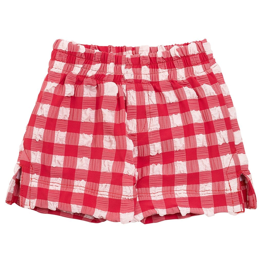 Red Gingham Mini Swim Trunk - Tenth &amp; Pine - Mini Swimwear - 0 - 6 Months - Red Gingham - Montce