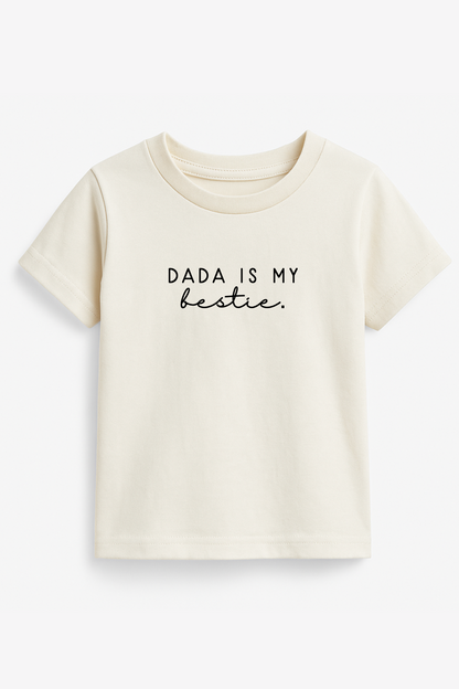 Dada is My Bestie Organic Kids T-shirt