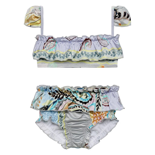 St. Barths Floral Mini Cabana Bikini Set - Tenth & Pine - Mini Swimwear - 0 - 6 Months - St. Barths Floral - Montce