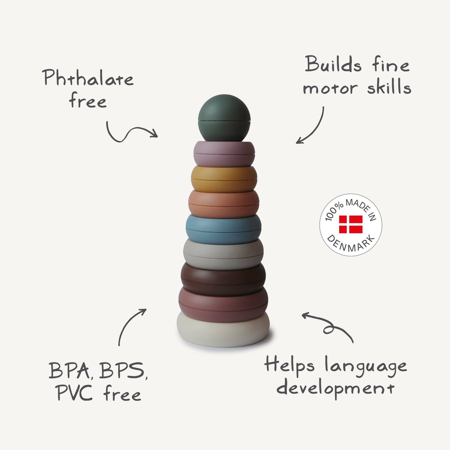 Stacking Rings Toy - Tenth &amp; Pine - toys - Original