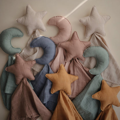 Star Lovey Blanket - Tenth &amp; Pine - Blanket - Fog