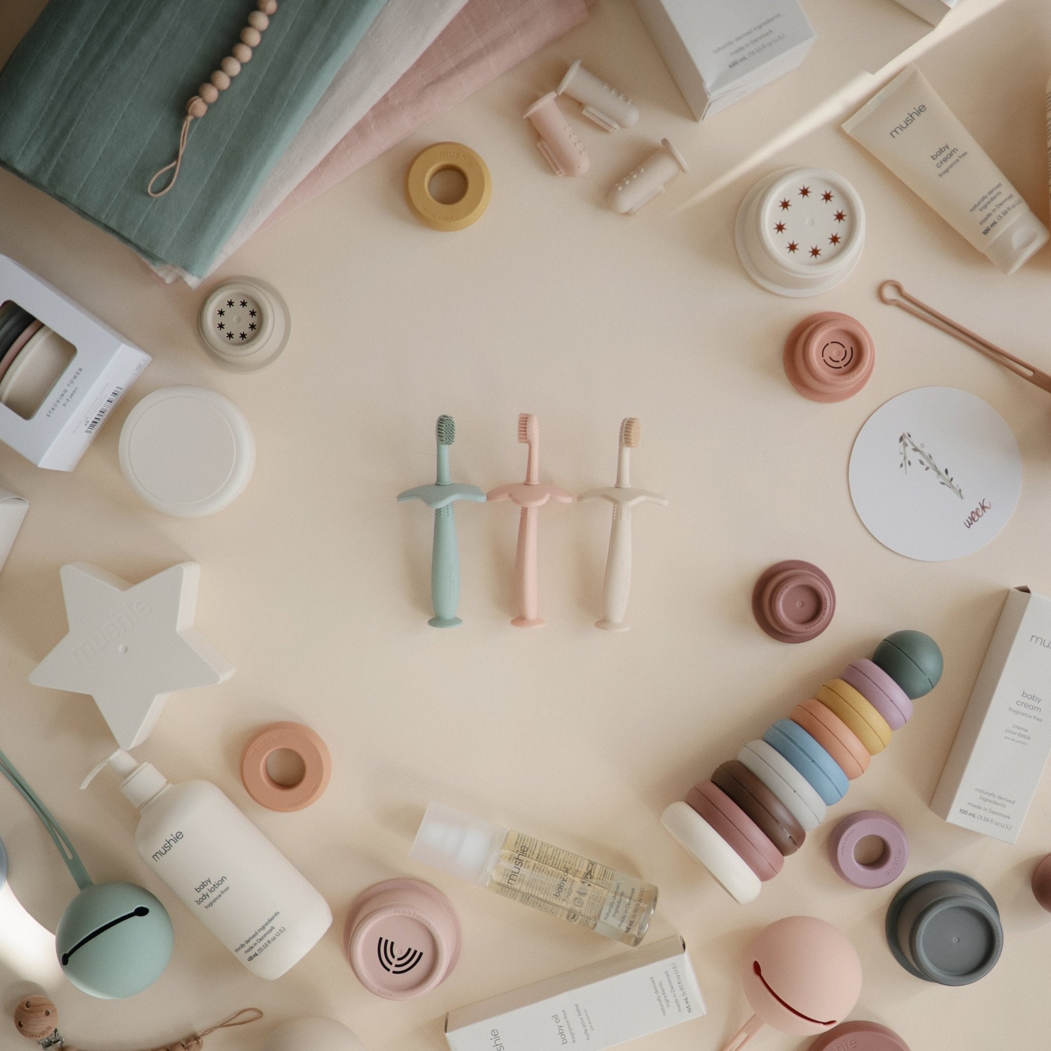 Star Training Toothbrush - Tenth &amp; Pine - Training Toothbrush - Shifting Sand