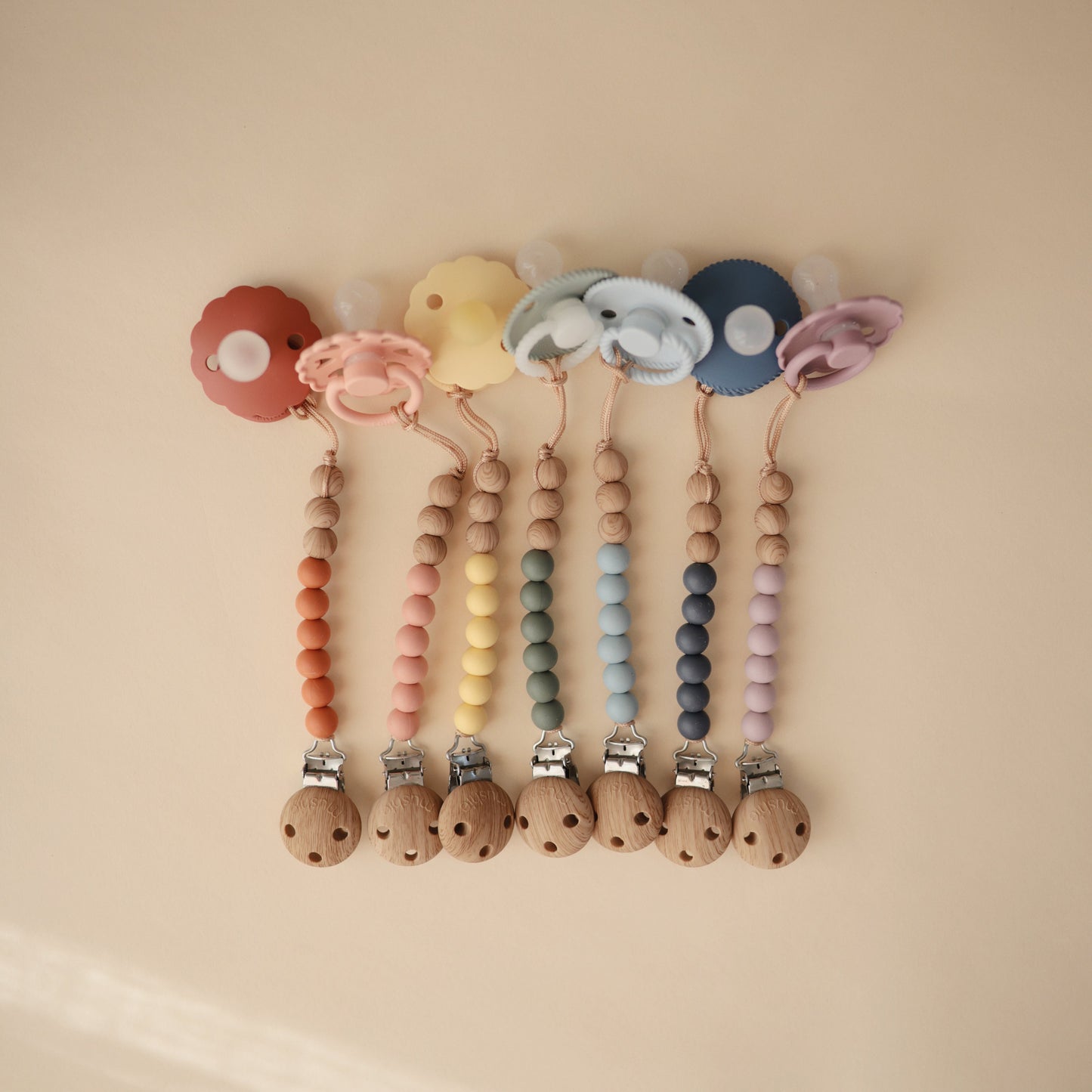 FRIGG Andersen Fairytale Silicone Pacifier 2 - Pack - Tenth & Pine - FRIGG PACIFIERS - 6 - 18 months - Stone Blue/Willow Gray