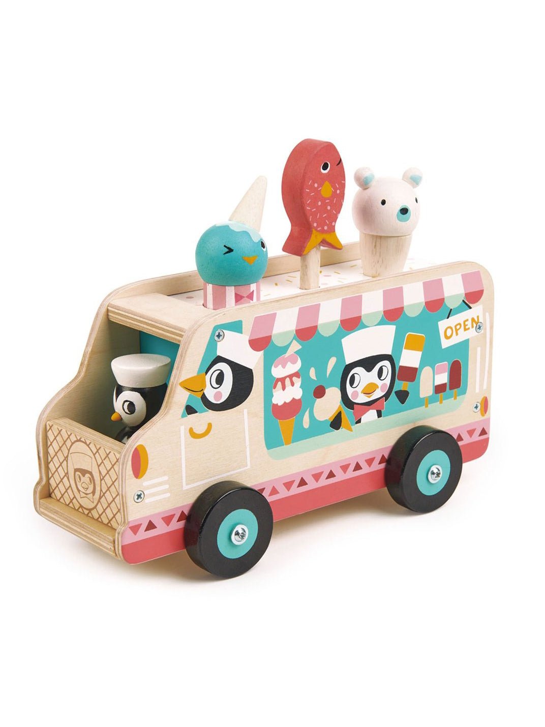 Tender Leaf Toys Penguin’s Gelato Van - Tenth &amp; Pine - Toys - 