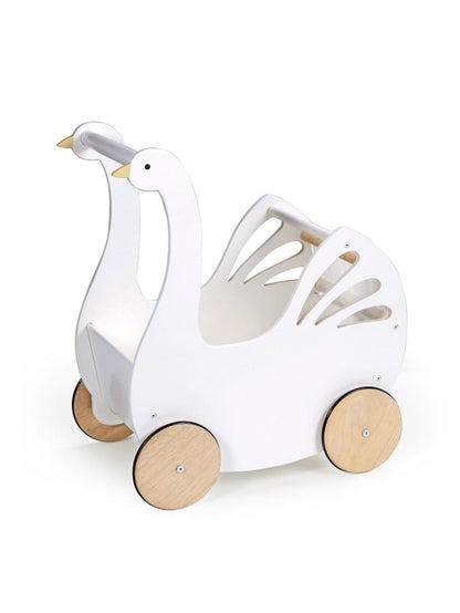 Tender Leaf Toys Swan Pram - Tenth &amp; Pine - Toys - 