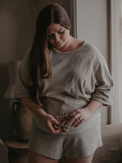 The Oversized Terry Top - Women&